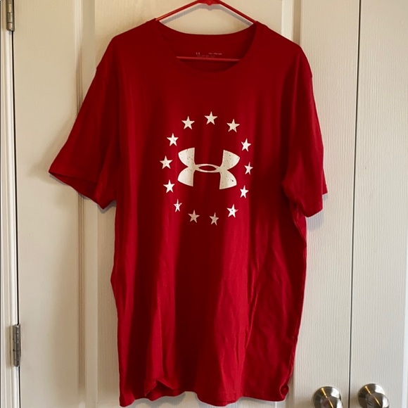 Under Armour Other - XXL Men’s Under Armour American flag loose fit tee